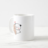 Liebe Panda Bären, Bubu und Dudu Kaffeetasse (Vorderseite Links)