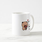 Liebe Panda Bären, Bubu und Dudu Kaffeetasse (VorderseiteRechts)