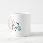 Liebe Panda Bären, Bubu und Dudu Kaffeetasse (Vorderseite Links)