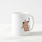 Liebe Panda Bären, Bubu und Dudu Kaffeetasse (VorderseiteRechts)