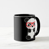 Liebe-Panda-Bärn-Tasse - Leon der Panda-Bär in der Tasse (VorderseiteRechts)