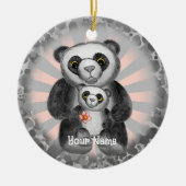 Liebe Panda Bear Keramik Ornament (Vorne)