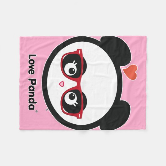 Liebe Panda® Fleece-Decke Fleecedecke (Vorderseite (Horizontal))