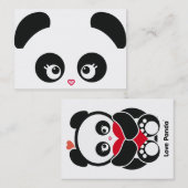 Liebe Panda® Geschäfts-Karte Visitenkarte (Vorne/Hinten)