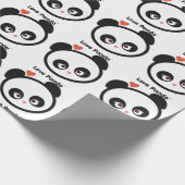 Liebe Panda® Geschenkpapier (Ecke)
