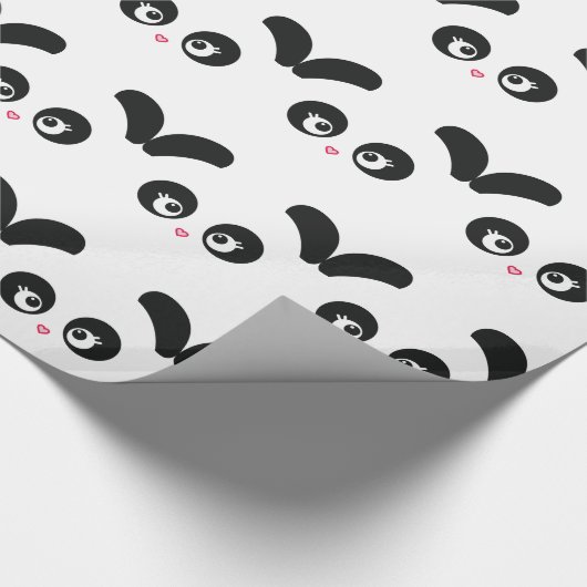 Liebe Panda® Geschenkpapier (Ecke)