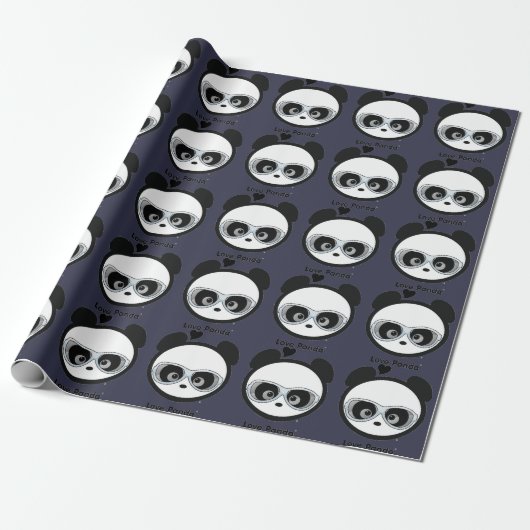 Liebe Panda® Geschenkpapier (Ungerollt)