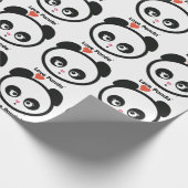 Liebe Panda® Geschenkpapier (Ecke)