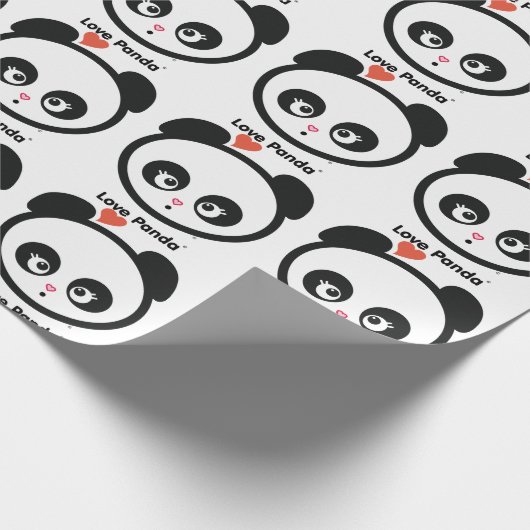 Liebe Panda® Geschenkpapier (Ecke)