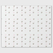 Liebe Panda Geschenkpapier Rolle (Flach)