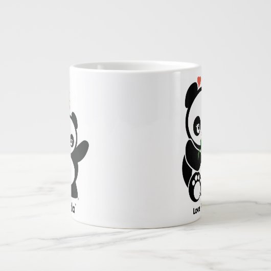 Liebe Panda® Jumbo-Tasse (Vorderseite)