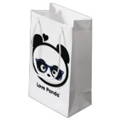 Liebe Panda® Kleine Geschenktüte (Rückseite Schrägansicht)