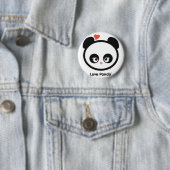 Liebe Panda® Knopf Button (Beispiel)