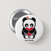 Liebe Panda® Knopf Button (Vorne & Hinten)