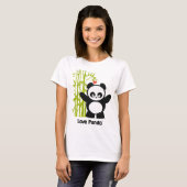 Liebe Panda® Ladys Long Sleeve T-Shirt (Vorne ganz)