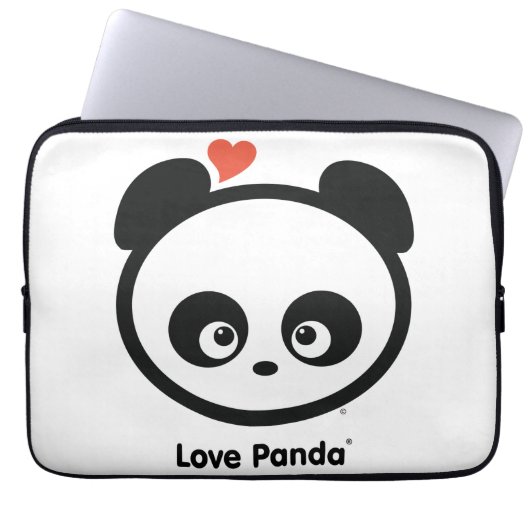 Liebe Panda® Laptop-Hülse Laptopschutzhülle (Vorderseite)