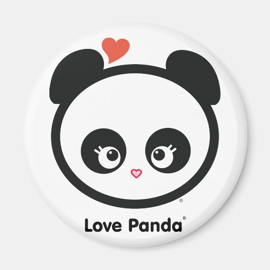 Liebe Panda® Magnet (Vorne)