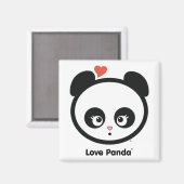 Liebe Panda® Magnet (Vorderseite/Rückseite)