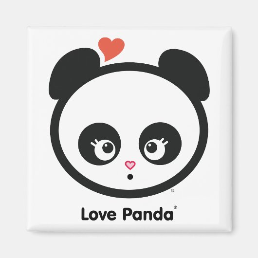 Liebe Panda® Magnet (Vorne)