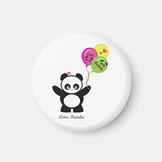 Liebe Panda® Magnet (Vorne)
