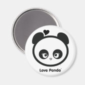 Liebe Panda® Magnet (Vorderseite/Rückseite)