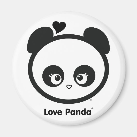 Liebe Panda® Magnet (Vorne)