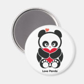 Liebe Panda® Magnet (Vorderseite/Rückseite)