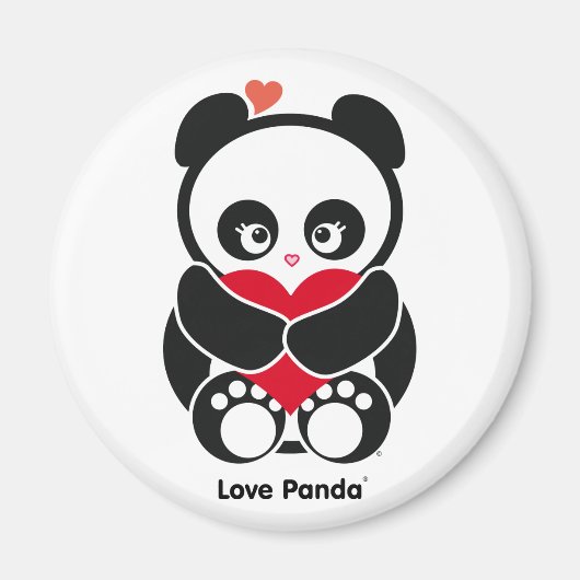 Liebe Panda® Magnet (Vorne)