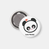 Liebe Panda® Magnet (Vorderseite/Rückseite)