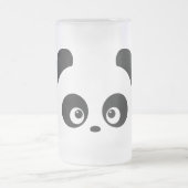 Liebe Panda® mattierte GlasTasse Mattglas Bierglas (Mittel)