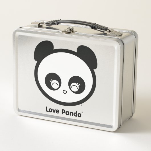 Liebe Panda® Metall Brotdose (Vorderseite)