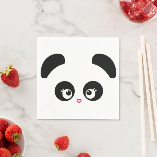 Liebe Panda® Papierservietten (Beispiel)