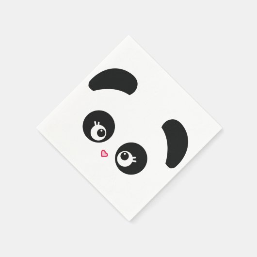 Liebe Panda® Papierservietten (Ecke)