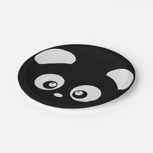 Liebe Panda® Pappteller (Schrägansicht)