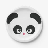 Liebe Panda® Pappteller (Vorderseite)