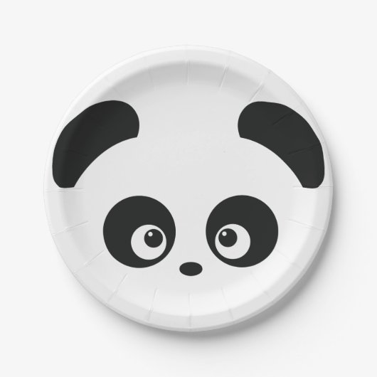 Liebe Panda® Pappteller (Vorderseite)