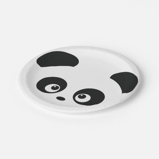 Liebe Panda® Pappteller (Schrägansicht)