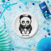 Liebe Panda® Pappteller (Party)