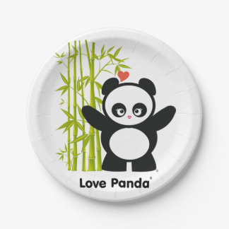 Liebe Panda® Pappteller