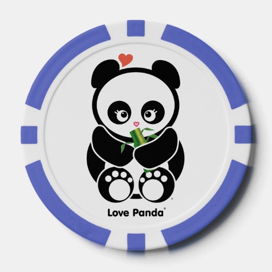 Liebe Panda® Pokerchips (Vorderseite)