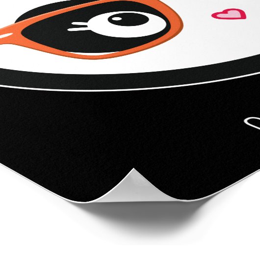 Liebe Panda® Poster (Ecke)