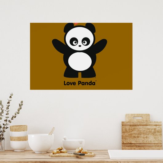 Liebe Panda® Prints Poster (Küche)