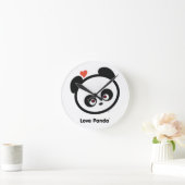 Liebe Panda® Runde Wanduhr (Zuhause)