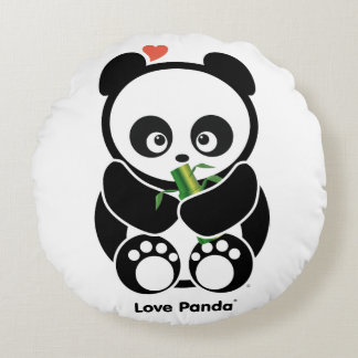 Liebe Panda® Rundes Kissen