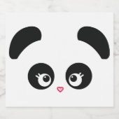 Liebe Panda® Schaumweinetikett (Einzelnes Label)