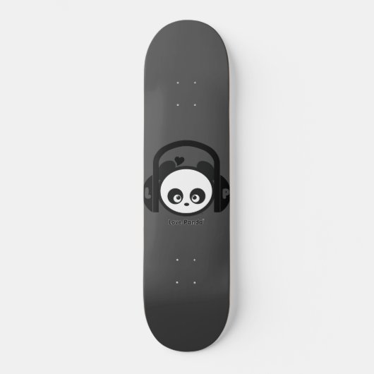 Liebe Panda® Skateboard (Vorderseite)