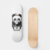 Liebe Panda® Skateboard (Vorderseite)