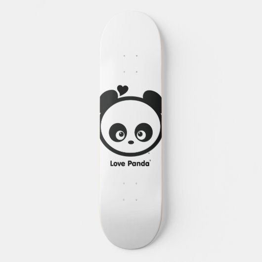 Liebe Panda® Skateboard (Vorderseite)