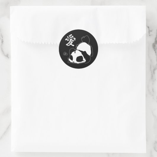 Liebe Panda Stickers (Tasche)