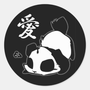 Liebe Panda Stickers